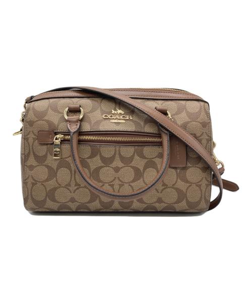 COACH（コーチ）COACH (コーチ) 2WAYショルダーバッグ ブラウンの古着・服飾アイテム