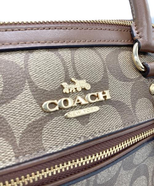 COACH（コーチ）COACH (コーチ) 2WAYショルダーバッグ ブラウンの古着・服飾アイテム
