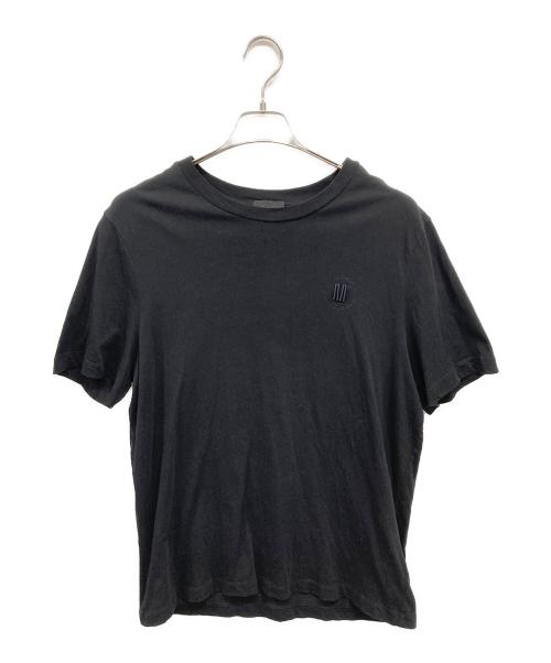 MONCLER（モンクレール）MONCLER (モンクレール) 半袖カットソー ブラック サイズ:Mの古着・服飾アイテム