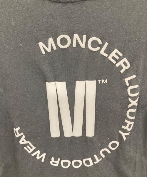 MONCLER（モンクレール）MONCLER (モンクレール) 半袖カットソー ブラック サイズ:Mの古着・服飾アイテム