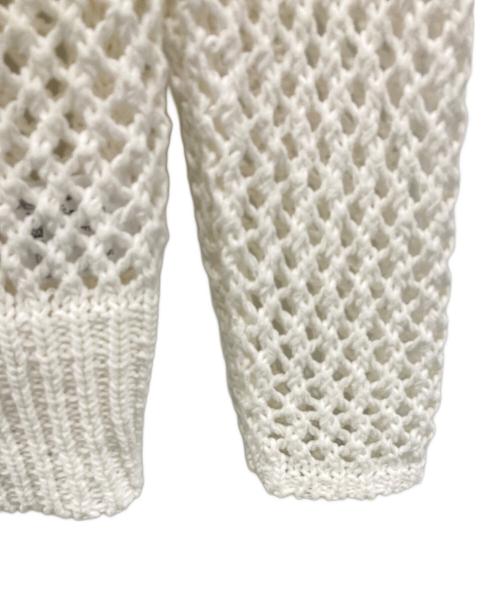 anuans（アニュアンス）anuans (アニュアンス) 厚手カーディガン ホワイト サイズ:SIZE Freeの古着・服飾アイテム