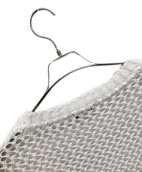 anuans（アニュアンス）anuans (アニュアンス) 厚手カーディガン ホワイト サイズ:SIZE Freeの古着・服飾アイテム