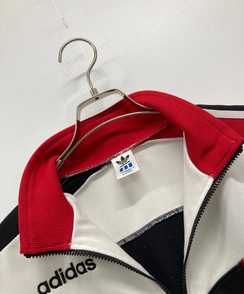 adidas（アディダス）adidas (アディダス) トラックジャケット ブラック×ホワイト×レッド サイズ:Lの古着・服飾アイテム