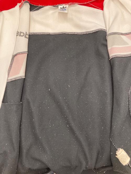 adidas（アディダス）adidas (アディダス) トラックジャケット ブラック×ホワイト×レッド サイズ:Lの古着・服飾アイテム