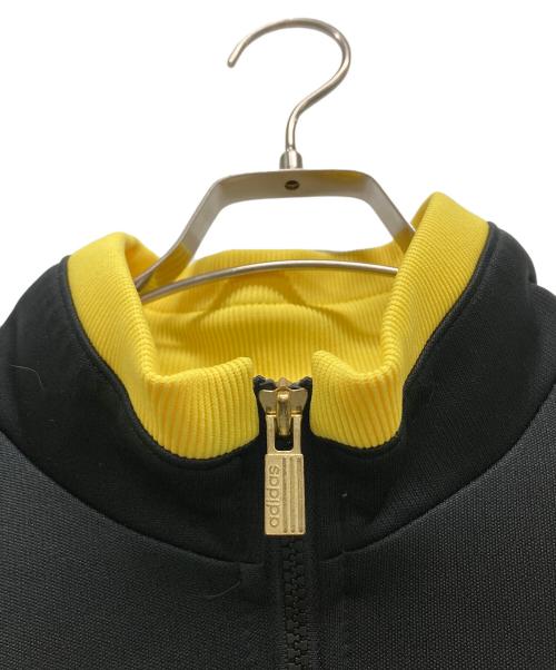 adidas（アディダス）adidas (アディダス) トラックジャケット ブラック×イエロー×ホワイト サイズ:Oの古着・服飾アイテム