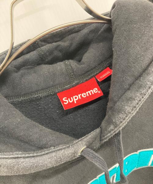 SUPREME（シュプリーム）Supreme (シュプリーム) Chenille Hooded Sweatshirt ブラック サイズ:Mの古着・服飾アイテム