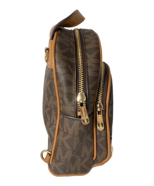 MICHAEL KORS（マイケル・コース）MICHAEL KORS (マイケル・コース) ミニバックパック ブラウンの古着・服飾アイテム