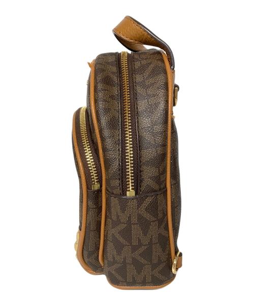 MICHAEL KORS（マイケル・コース）MICHAEL KORS (マイケル・コース) ミニバックパック ブラウンの古着・服飾アイテム