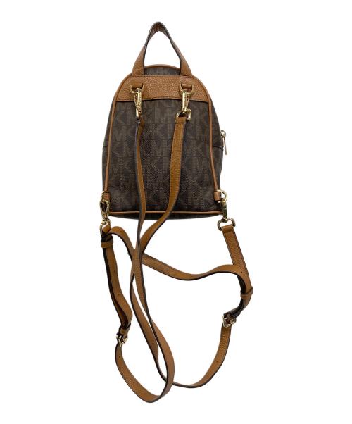 MICHAEL KORS（マイケル・コース）MICHAEL KORS (マイケル・コース) ミニバックパック ブラウンの古着・服飾アイテム