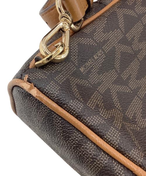 MICHAEL KORS（マイケル・コース）MICHAEL KORS (マイケル・コース) ミニバックパック ブラウンの古着・服飾アイテム