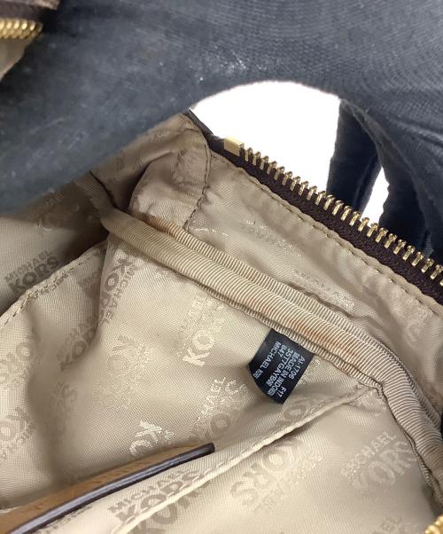 MICHAEL KORS（マイケル・コース）MICHAEL KORS (マイケル・コース) ミニバックパック ブラウンの古着・服飾アイテム