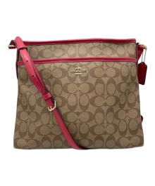 COACH（コーチ）の古着「ショルダーバッグ」｜ブラウン×ピンク