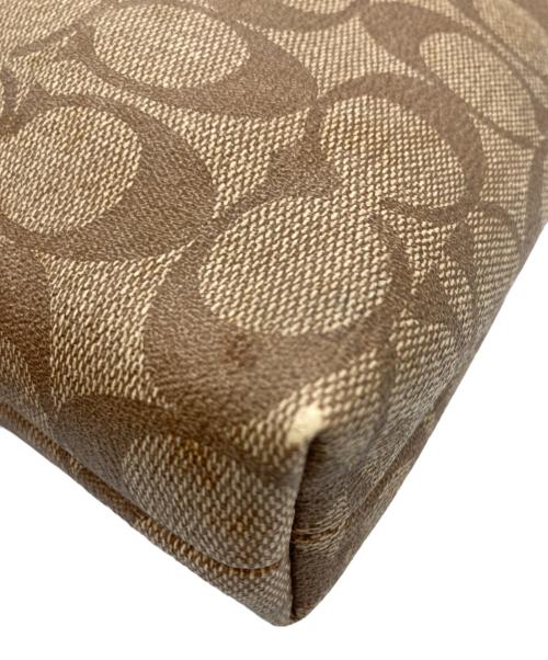 COACH（コーチ）COACH (コーチ) ショルダーバッグ ブラウン×ピンクの古着・服飾アイテム