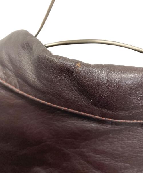 BERMANS（バーマンズ）BERMANS (バーマンズ) レザージャケット ブラウン サイズ:18の古着・服飾アイテム