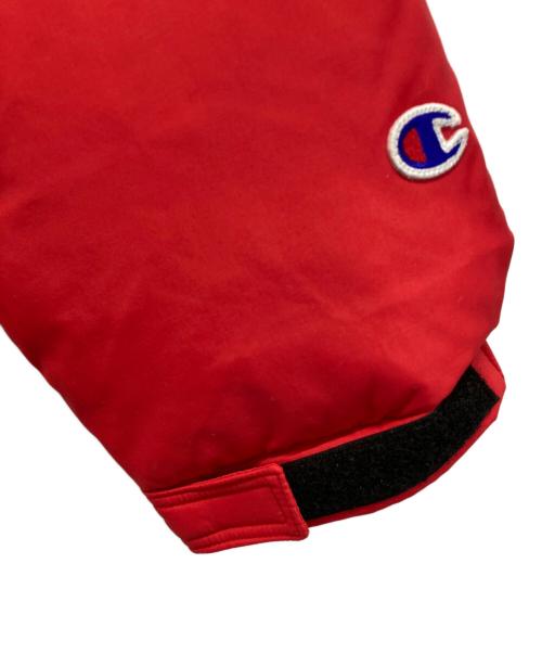 Champion（チャンピオン）Champion (チャンピオン) ダウンジャケット レッド×ブルー サイズ:XLの古着・服飾アイテム