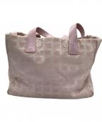 CHANELシャネル）の古着「ニュートラベルライントートバッグ」｜ピンク