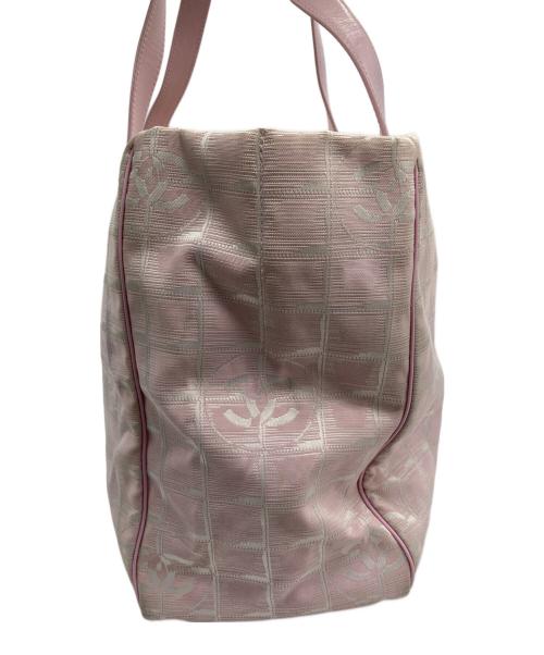 CHANEL（シャネル）CHANEL (シャネル) ニュートラベルライントートバッグ ピンクの古着・服飾アイテム