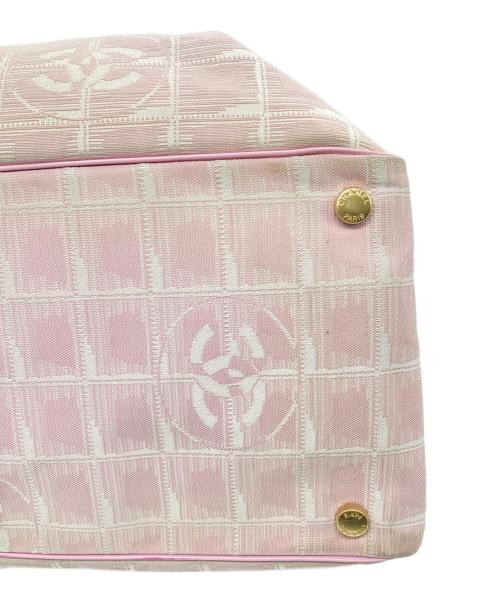 CHANEL（シャネル）CHANEL (シャネル) ニュートラベルライントートバッグ ピンクの古着・服飾アイテム