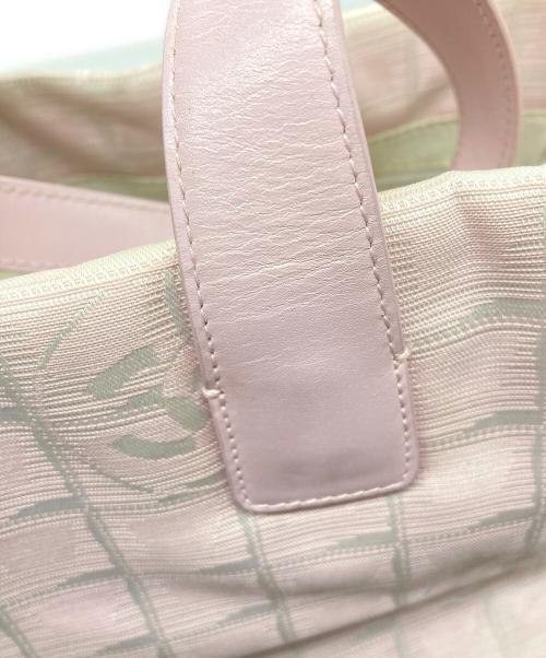 CHANEL（シャネル）CHANEL (シャネル) ニュートラベルライントートバッグ ピンクの古着・服飾アイテム