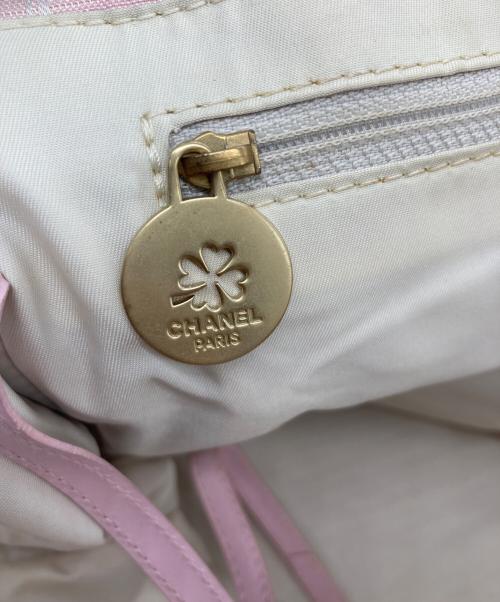 CHANEL（シャネル）CHANEL (シャネル) ニュートラベルライントートバッグ ピンクの古着・服飾アイテム