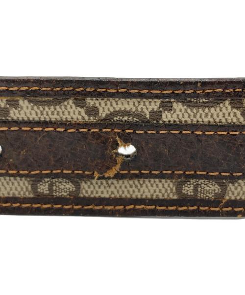 GUCCI（グッチ）GUCCI (グッチ) レザーベルト ブラウンの古着・服飾アイテム