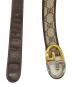GUCCI (グッチ) レザーベルト ブラウン：6000円