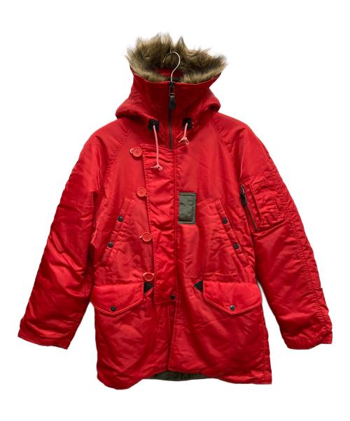 AVIREX（アヴィレックス）AVIREX (アヴィレックス) フライトジャケット レッド サイズ:Sの古着・服飾アイテム