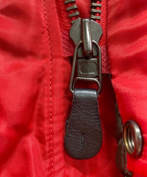 AVIREX（アヴィレックス）AVIREX (アヴィレックス) フライトジャケット レッド サイズ:Sの古着・服飾アイテム