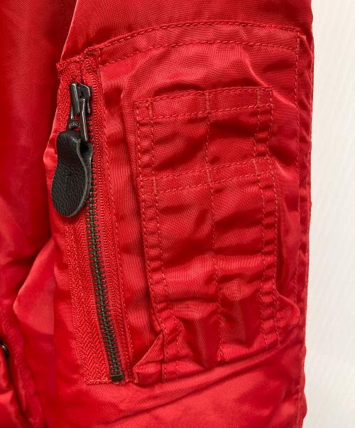 AVIREX（アヴィレックス）AVIREX (アヴィレックス) フライトジャケット レッド サイズ:Sの古着・服飾アイテム
