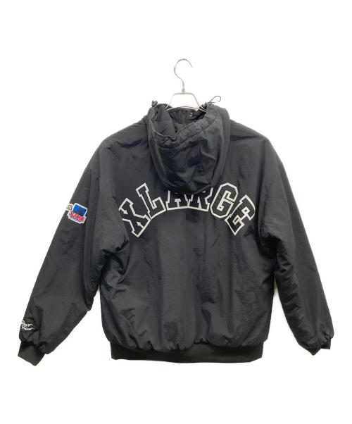 X-LARGE（エクストララージ）X-LARGE (エクストララージ) NYLON PUFFER JACKET ブラック サイズ:Lの古着・服飾アイテム