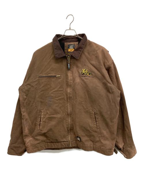 BERNE（ベルン）BERNE (ベルン) ワークジャケット ブラウン サイズ:2XLの古着・服飾アイテム