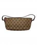 GUCCIグッチ）の古着「アクセサリーポーチ」｜ブラウン