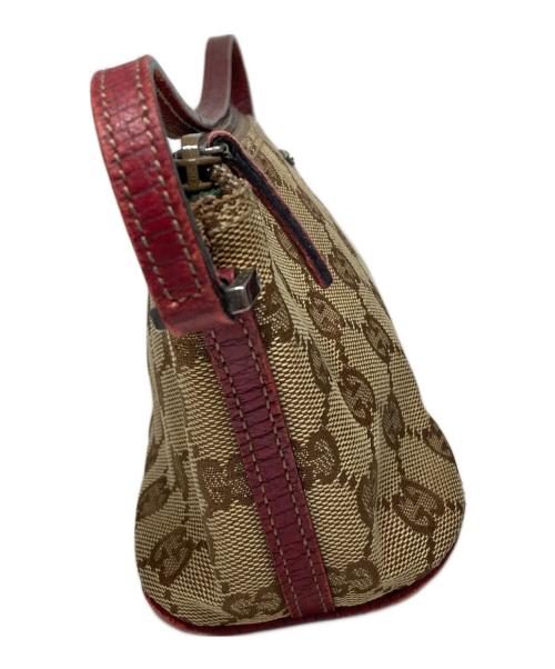 GUCCI（グッチ）GUCCI (グッチ) アクセサリーポーチ ブラウンの古着・服飾アイテム