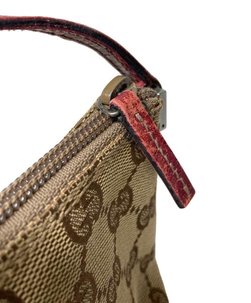 GUCCI（グッチ）GUCCI (グッチ) アクセサリーポーチ ブラウンの古着・服飾アイテム