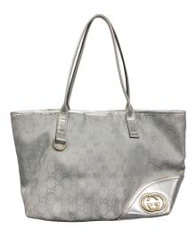 GUCCI（グッチ）の古着「ハンドバッグ」｜グレー