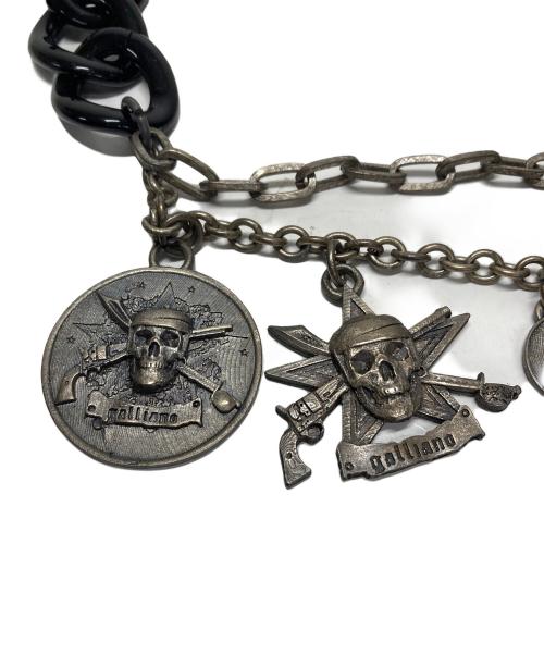 JOHN GALLIANO（ジョンガリアーノ）JOHN GALLIANO (ジョンガリアーノ) パイレーツネックレス アイボリー×ブラックの古着・服飾アイテム