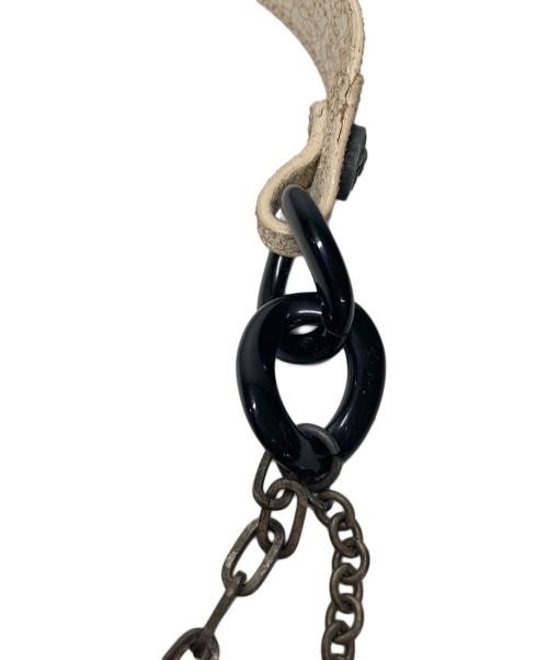 JOHN GALLIANO（ジョンガリアーノ）JOHN GALLIANO (ジョンガリアーノ) パイレーツネックレス アイボリー×ブラックの古着・服飾アイテム