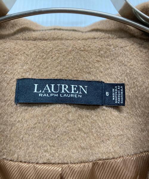 LAUREN RALPH LAUREN（ローレンラルフローレン）LAUREN RALPH LAUREN (ローレンラルフローレン) ウールコート ブラウン サイズ:6の古着・服飾アイテム