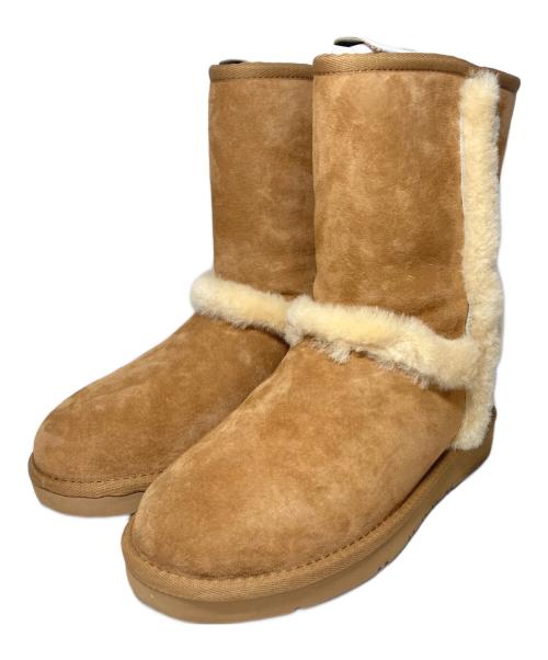 UGG（アグ）UGG (アグ) ムートンブーツ ブラウン×ベージュ サイズ:23cmの古着・服飾アイテム