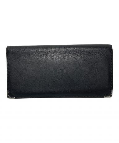 Cartier ブラック 長財布　ほとんど未使用 中古・古着通販】Cartier (カルティエ) 長財布 ブラック｜ブランド