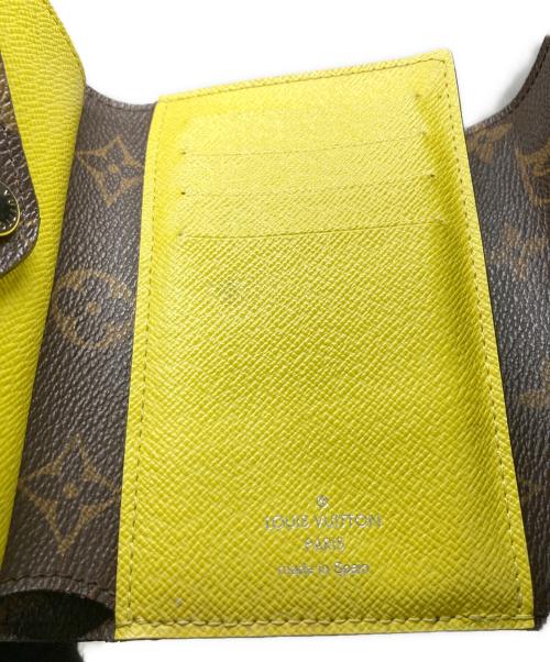 LOUIS VUITTON（ルイ ヴィトン）LOUIS VUITTON (ルイ ヴィトン) 3つ折り財布 ピスタッシュ×ブラウンの古着・服飾アイテム
