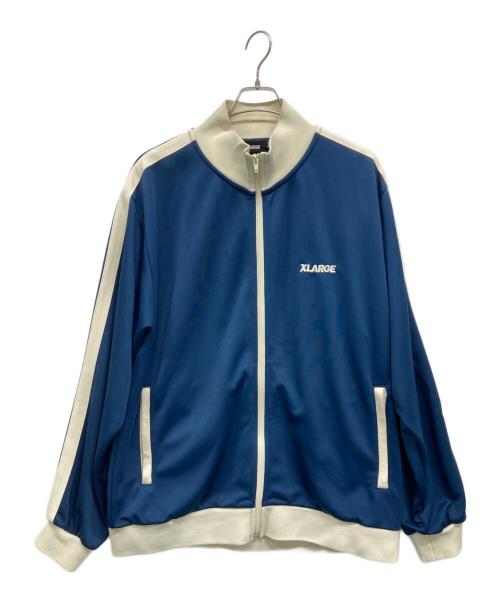 X-LARGE（エクストララージ）X-LARGE (エクストララージ) OG TRACK JACKET ネイビー×アイボリー サイズ:XLの古着・服飾アイテム