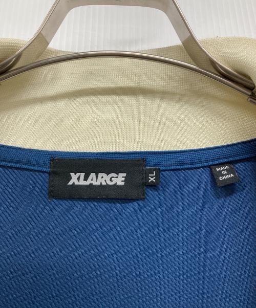 X-LARGE（エクストララージ）X-LARGE (エクストララージ) OG TRACK JACKET ネイビー×アイボリー サイズ:XLの古着・服飾アイテム
