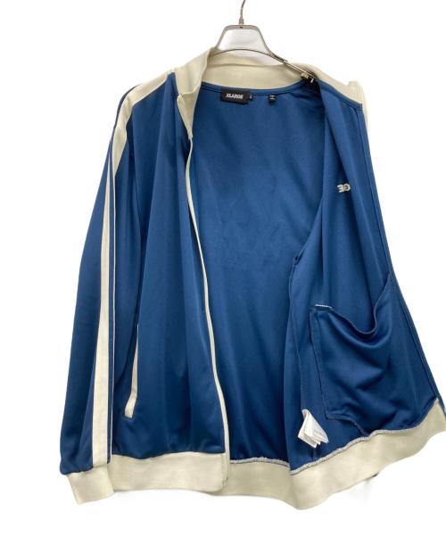 X-LARGE（エクストララージ）X-LARGE (エクストララージ) OG TRACK JACKET ネイビー×アイボリー サイズ:XLの古着・服飾アイテム