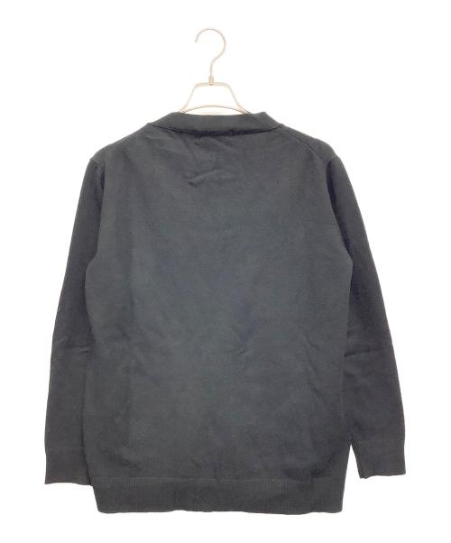PLAY COMME des GARCONS（プレイコムデギャルソン）PLAY COMME des GARCONS (プレイコムデギャルソン) 厚手カーディガン ブラック サイズ:不明の古着・服飾アイテム