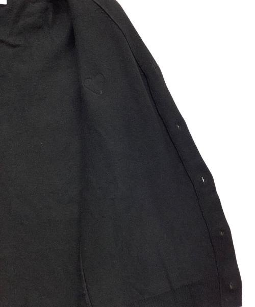 PLAY COMME des GARCONS（プレイコムデギャルソン）PLAY COMME des GARCONS (プレイコムデギャルソン) 厚手カーディガン ブラック サイズ:不明の古着・服飾アイテム