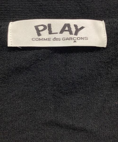 PLAY COMME des GARCONS（プレイコムデギャルソン）PLAY COMME des GARCONS (プレイコムデギャルソン) 厚手カーディガン ブラック サイズ:不明の古着・服飾アイテム