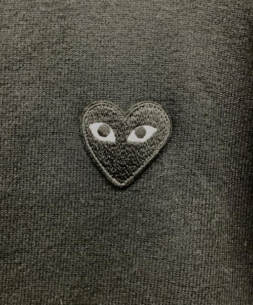 PLAY COMME des GARCONS（プレイコムデギャルソン）PLAY COMME des GARCONS (プレイコムデギャルソン) 厚手カーディガン ブラック サイズ:不明の古着・服飾アイテム