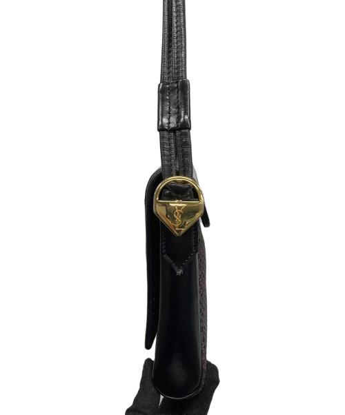 Yves Saint Laurent（イヴサンローラン）Yves Saint Laurent (イヴサンローラン) ショルダーバッグ ブラックの古着・服飾アイテム