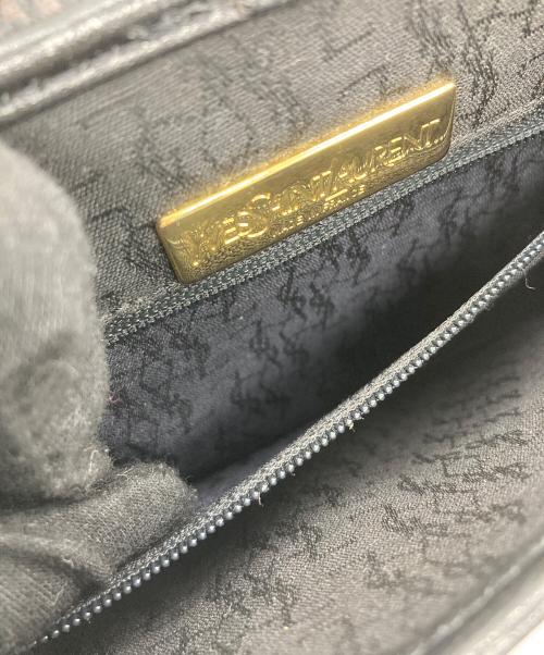 Yves Saint Laurent（イヴサンローラン）Yves Saint Laurent (イヴサンローラン) ショルダーバッグ ブラックの古着・服飾アイテム